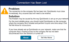 QuickBooks Abort Error Message Snapshot
