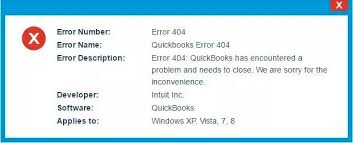 Fix QuickBooks Error 404