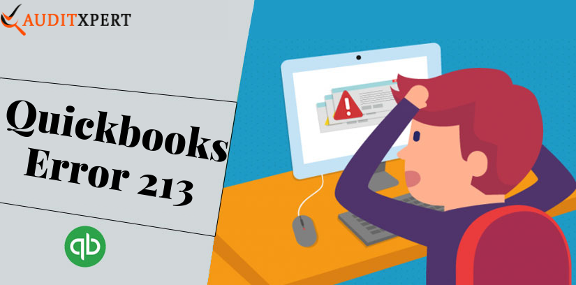 Quickbooks error 213 - How to resolve it