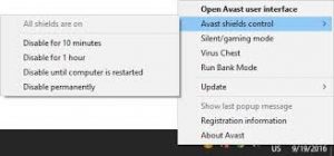 Temporarily Disable your Antivirus on your System Screenshot